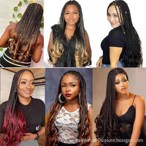 Hot sell  Synthetic shiny silky Wave straight Curls Ocean Wave Crochet  spiral wavy French Curly Crochet Braids Wavy Braids